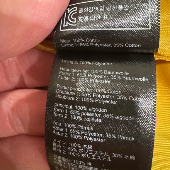 Joules right-as-rain yellow waterproof parka with hood, size 10 hardly worn - Picture 14 of 16